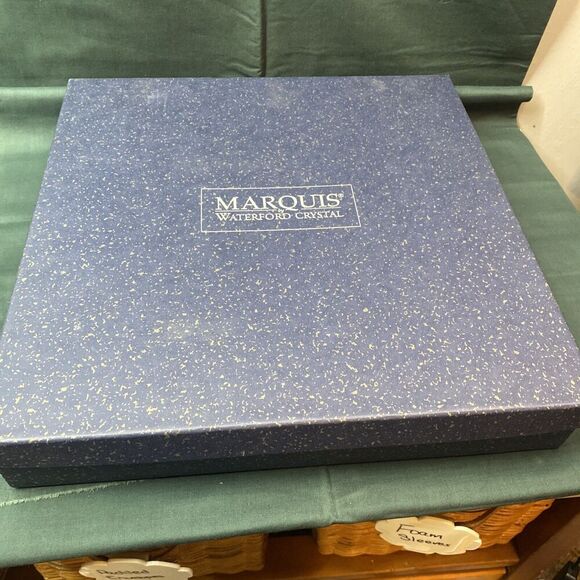 Waterford Marquis Crystal Millennium Centerpiece Platter NEW Shooting Star 2000 - Picture 10 of 10